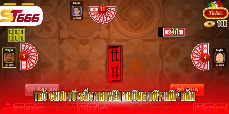 Trò chơi Tứ Sắc truyền thống đầy hấp dẫn
